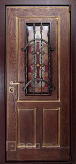 Фото «Дверь с ковкой №20»